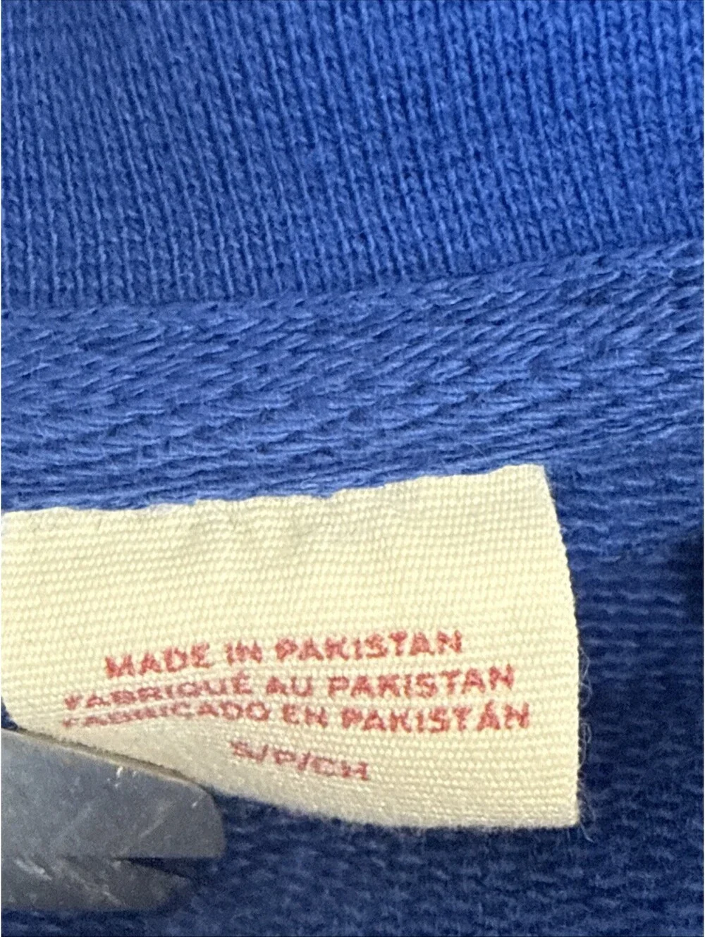 Levi’s 501 Men’s Blue Oversized Cotton Sweatshirt Size Small 100% Cotton